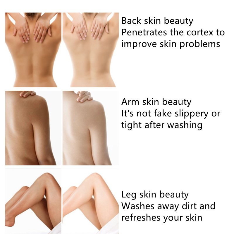 LIFUSHA organic 6 beauty products cosmetics Skin Care Smooth Shiny Body skinCare Whitening Shower Gel Volcanic mud Body Wash