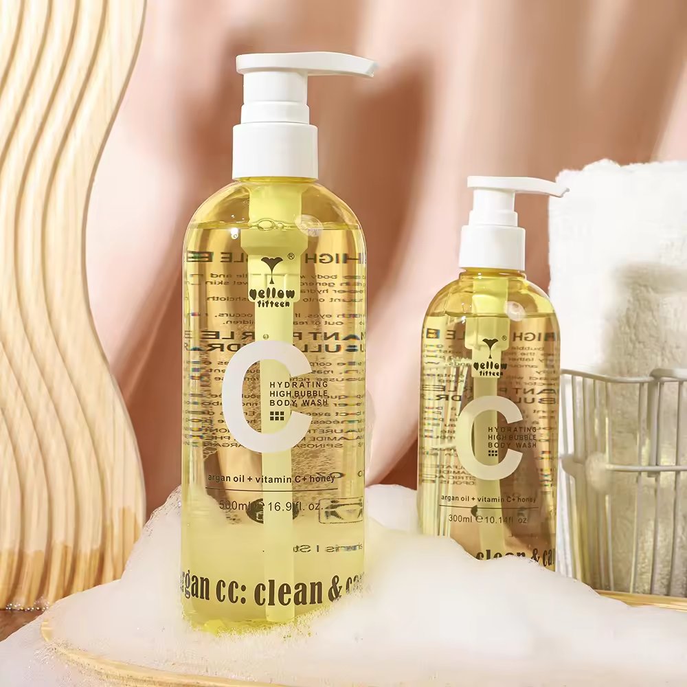 Private label Hydrating high bubble Body Wash Nourish Hydrating Argan Oil Body Wash for Skin care