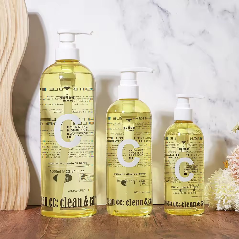 Private label Hydrating high bubble Body Wash Nourish Hydrating Argan Oil Body Wash for Skin care