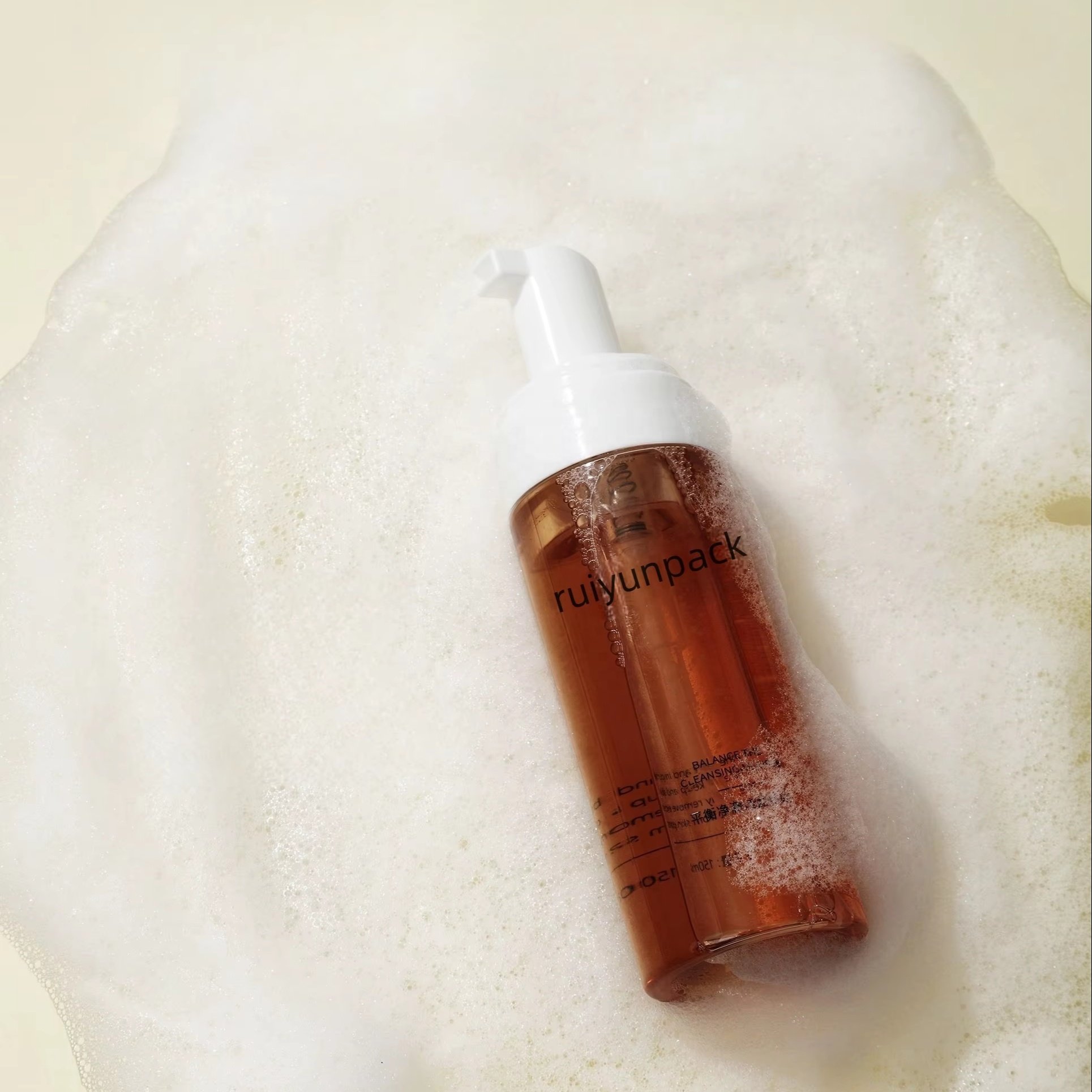 100ml 150ml 200ml luxury foaming pump bottle