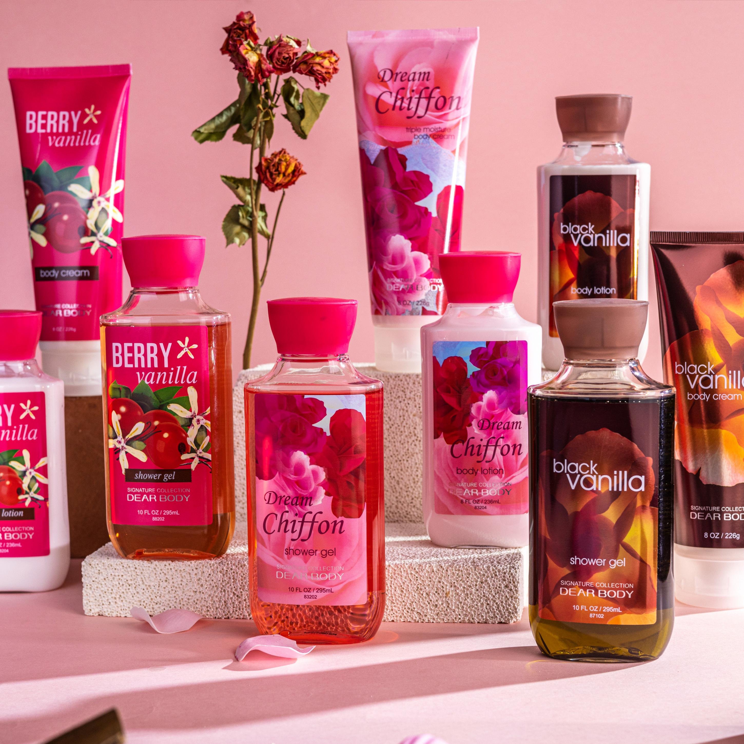 295ML shower gel wholesale body wash skin care bath sets whitening shower gel