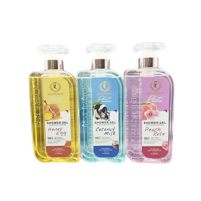 Private Label High Quality Body Wash Scrub Whitening Nourishing Skin Refresh Care Shower Gel