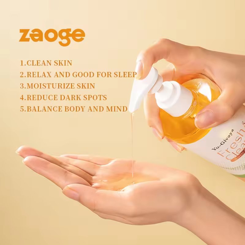 Skin Care Body gently fresh Wash natural Bath Oil Smoothing Brightening Moisturizing Shower Gel for All Skin