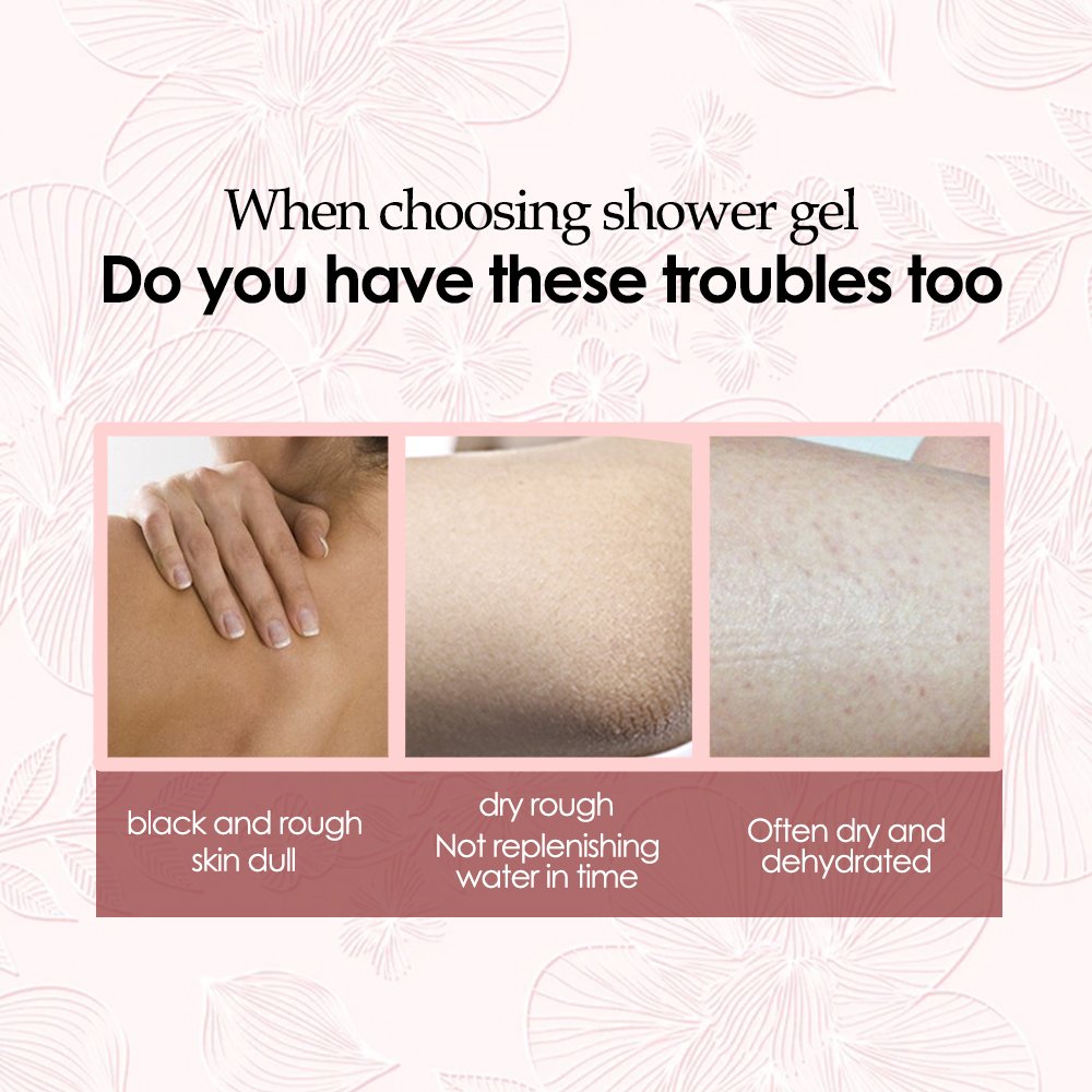 Multifunctional wholesale body skin care products with great price luxury shower gel perfume Jasmine Shower Gel
