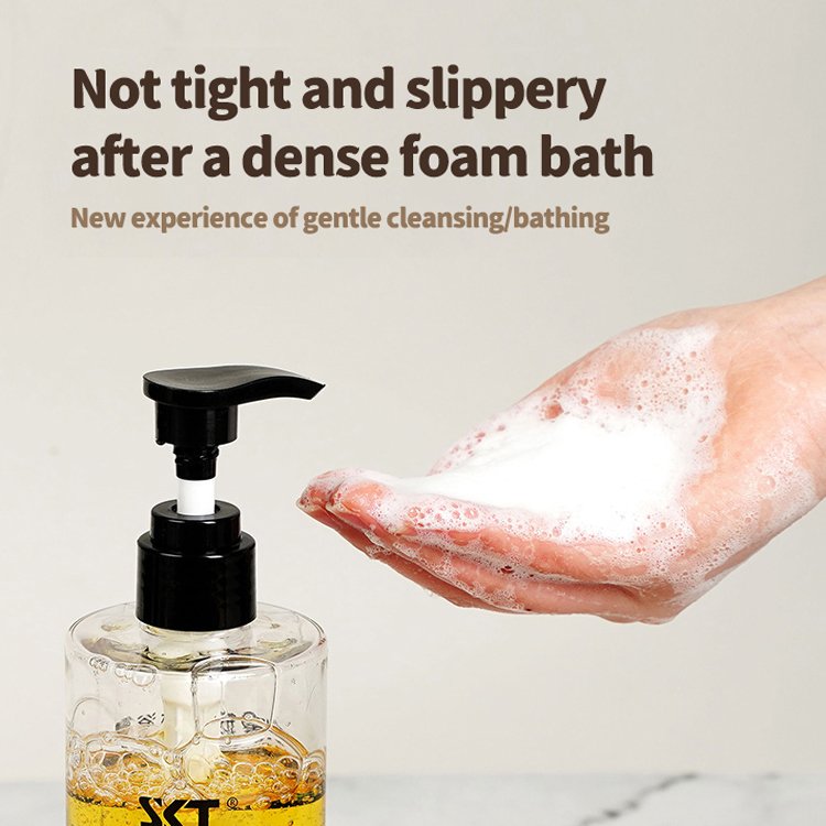 Improve Skin Status Penetrate Deeply Absorb Tender Smooth Retain Natural Matrine Rich Smell Bath Shower Gel