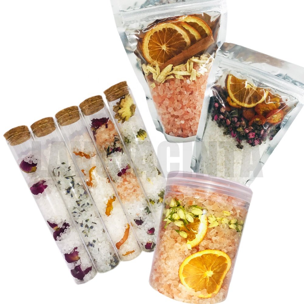 Custom 100% natural body care products Long lasting soothing natural Dead Sea salt infused mineral rich baths