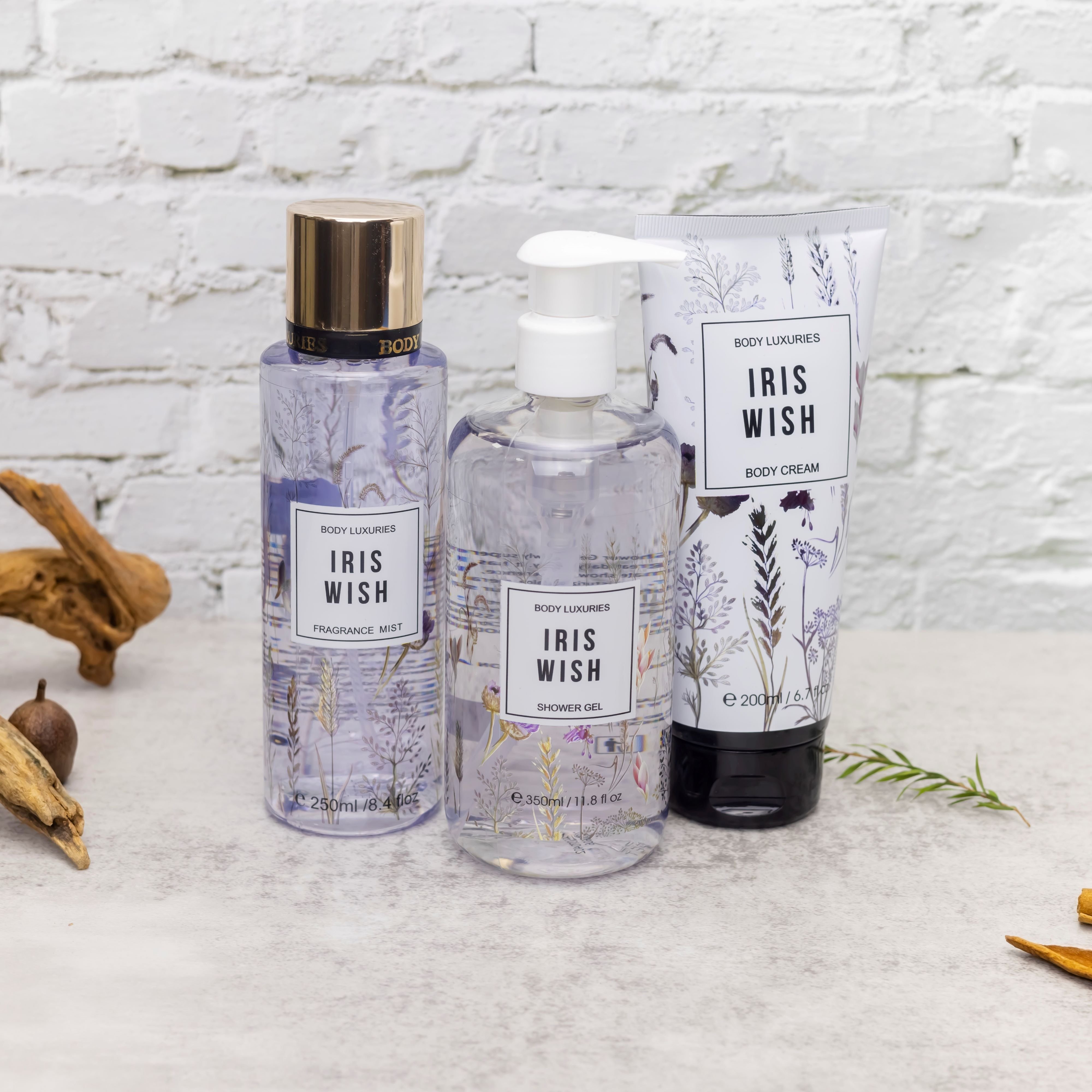 350ML perfume shower gel skin care products body wash bath sets whitening shower gel