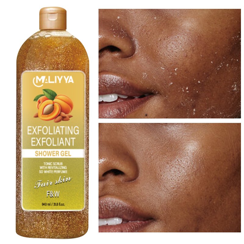 24k Gold Shower Gel Deep Cleansing Body Wash Exfoliating Whitening Nourishing Skin Hydrating Refresh Body Care Scrub Body Wash