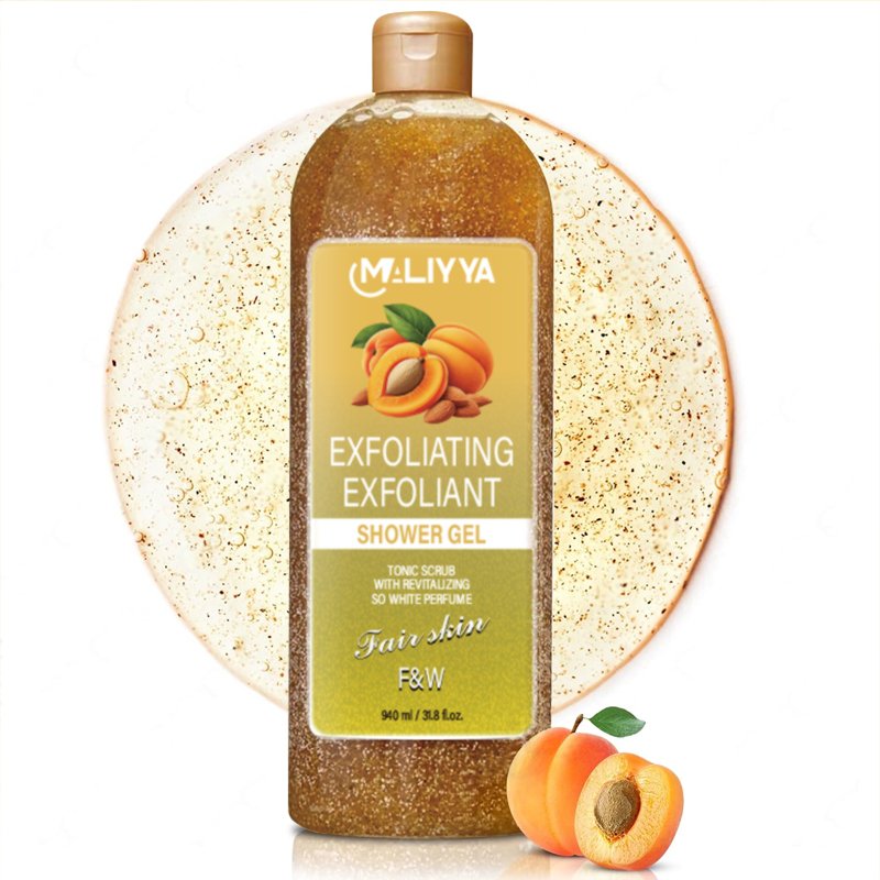 24k Gold Shower Gel Deep Cleansing Body Wash Exfoliating Whitening Nourishing Skin Hydrating Refresh Body Care Scrub Body Wash