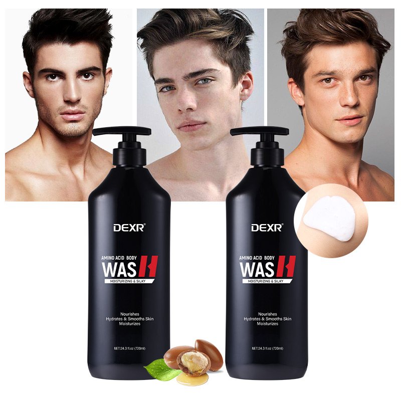 Factory Private Label Shea Butter Hydrates Men`S Washing Body Product Smooths Skin Shower Gel Organic Body Wash