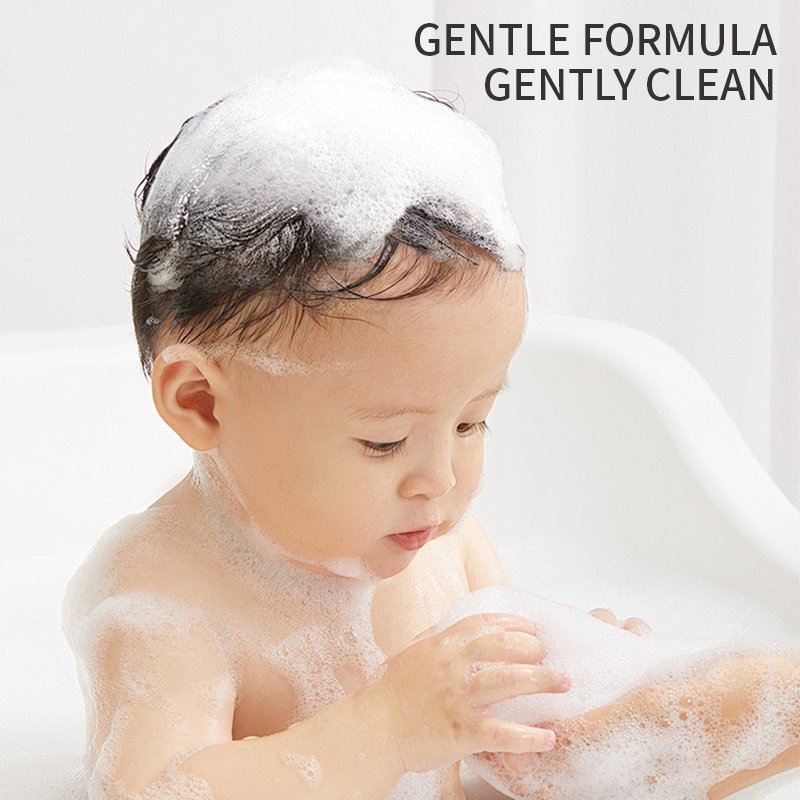Private Label Baby Care Organic Baby Natural Professional 2 In 1 Kids Hair Shampoo And Shower Gel Baby Hair Care Shampoo