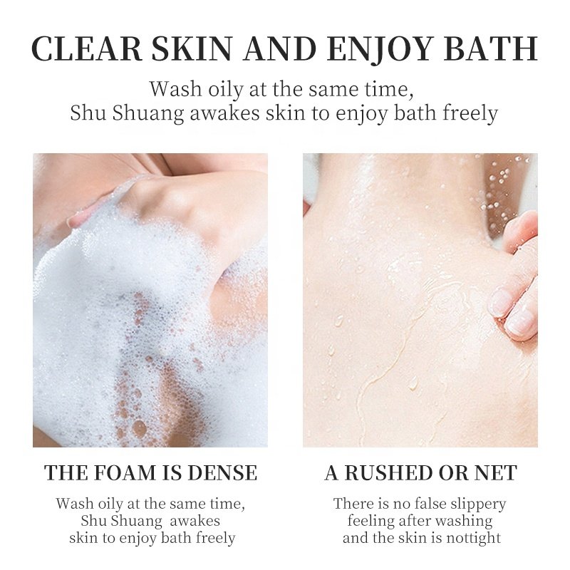 KORMESIC Herbal Natural Bath Private Label Shower Gel Wholesale Skin Lemon Kiwi Cherry Strawberry Scrub Body Wash