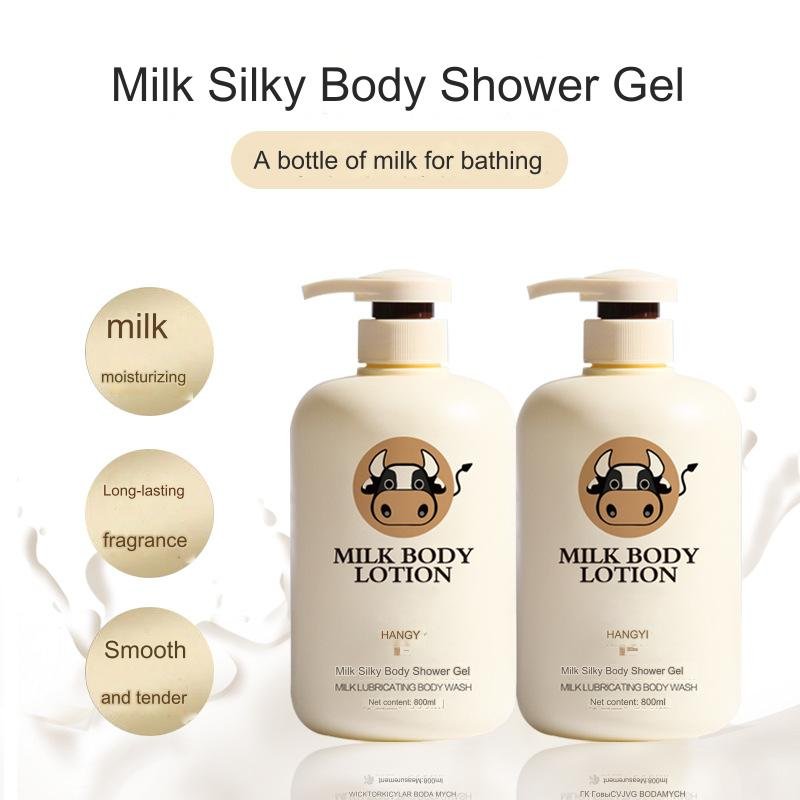 Smooth skin 800ml shower gel wholesale bath gel exfoliating and whitening shower gel