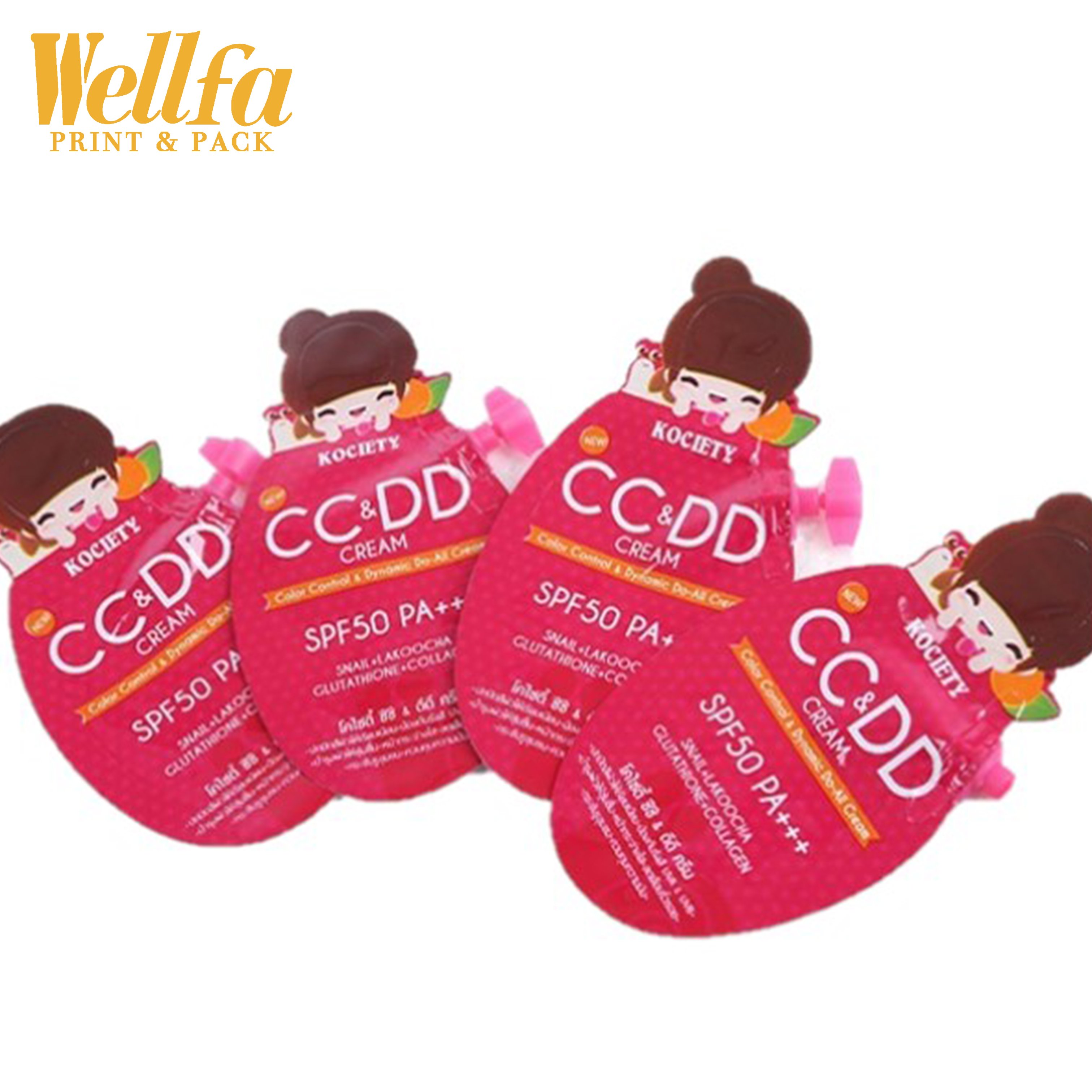 Doypack Customized Logo Reusable Nozzle Cosmetic Detergent Soap Shower Gel Shampoo Refill Packaging Liquid Spout Pouch