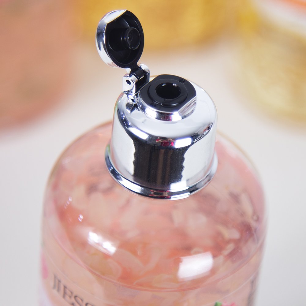 Jiessia OEM wholesale natural flower petal brightening whitening perfume body wash shower gel