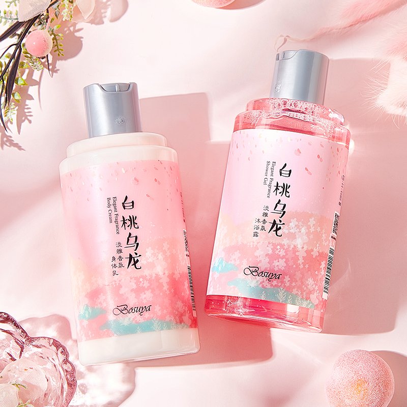Private Label Natural Body Wash whitening Moisturizing mens body wash shower gel and lotion
