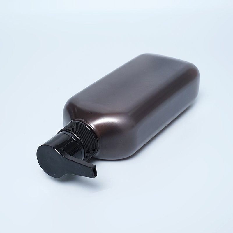 Bottle Shampoo Use PET Plastic Body Customized Cylinder Industrial BEAUTY Surface PACKAGING Cap Pump Bullet Color Liquid