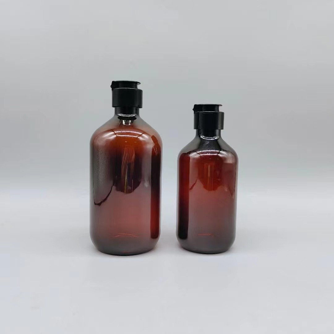250ml 500ml Wholesale Shampoo and Conditioner Bottle Pack Kids Shower Gel Luxury Flip Top Cap Plastic Bottle With Lid
