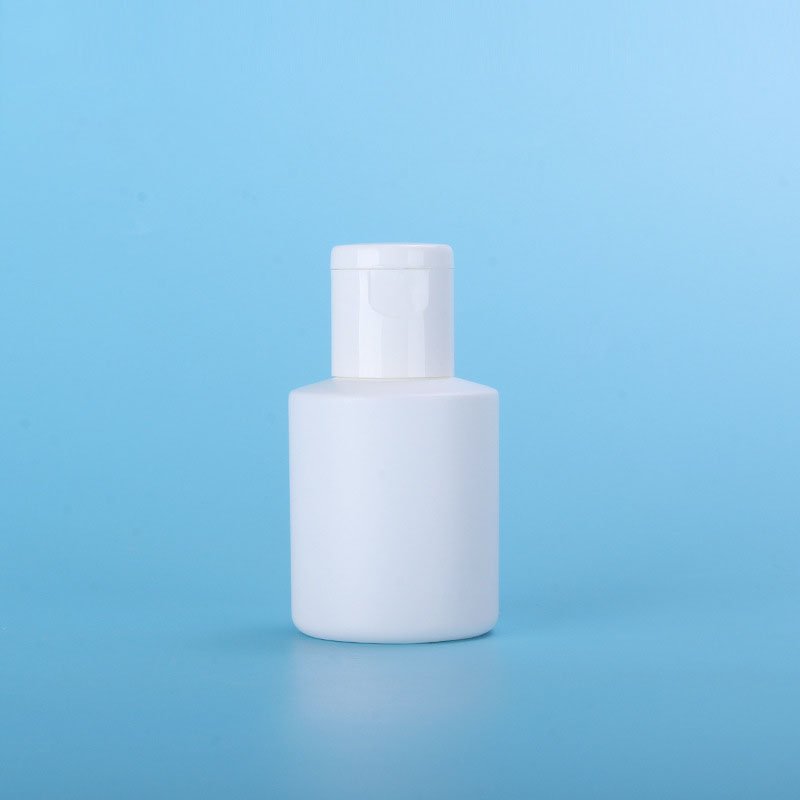 High Quality Round Custom Shower Gel Packaging 50ml Squeeze Plastic Disc Cap Bottle