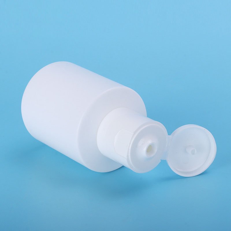 High Quality Round Custom Shower Gel Packaging 50ml Squeeze Plastic Disc Cap Bottle