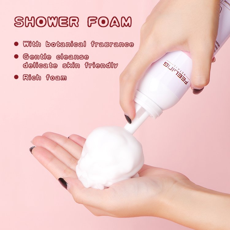 Custom Body care Deep Cleaning Lightening bath bubble body shower foam private label body wash mousse wholesale bath mousse