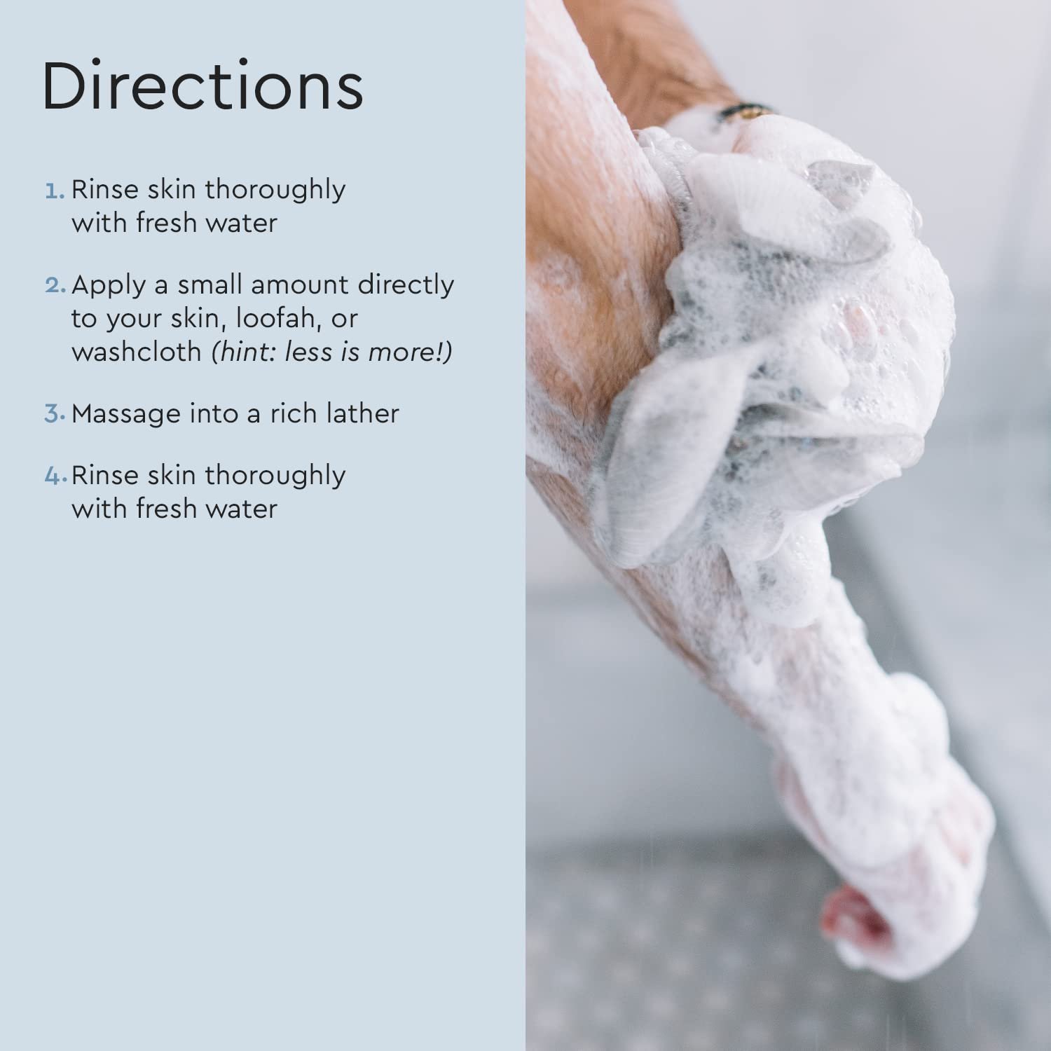 Natural Body Wash Pure Plant Ingredients Moisturizing Shower Gel for Everyone Body Soap for Dry Sensitive Skin Gently Scented