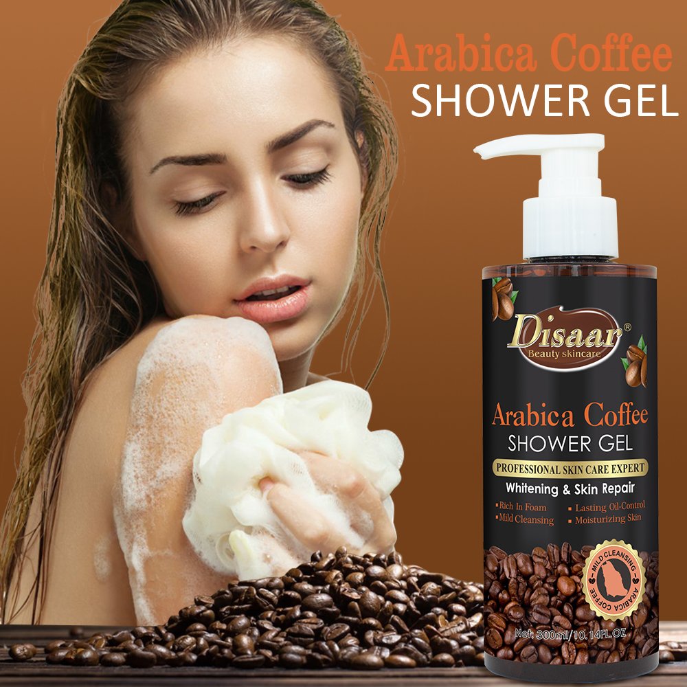 Disaar Whitening & Skin Repair Shower Gel Coffee Extract Beauty Skin Care For All Skin