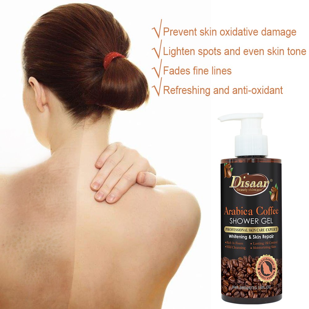 Disaar Whitening & Skin Repair Shower Gel Coffee Extract Beauty Skin Care For All Skin
