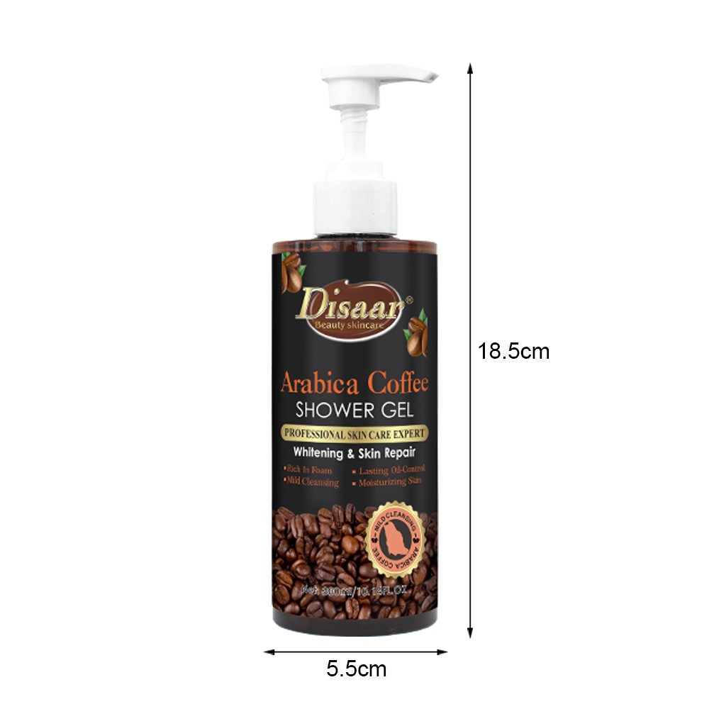 Disaar Whitening & Skin Repair Shower Gel Coffee Extract Beauty Skin Care For All Skin