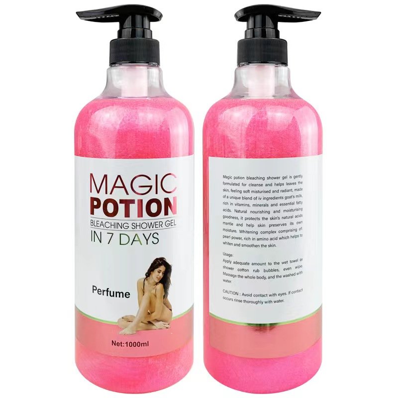 Hot Selling Wholesale Price 1000ml Vitamin C Shower Gel With Perfume Bleaching Body Wash