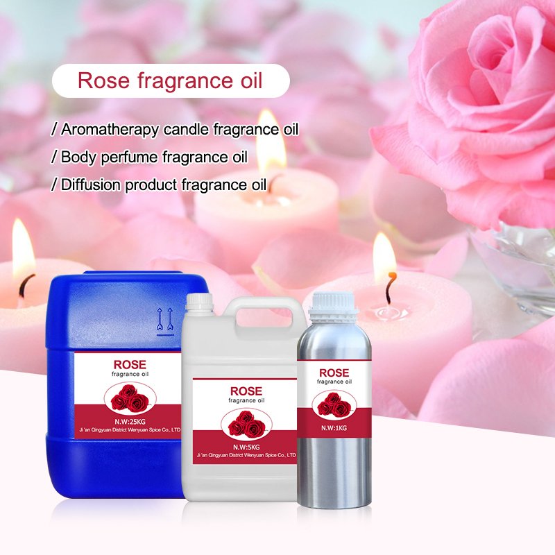 Wholesale Long Lasting Rose Perfume Fragrance Oil For Making Cosmetic Soap Shower Gel Candle and Perfume