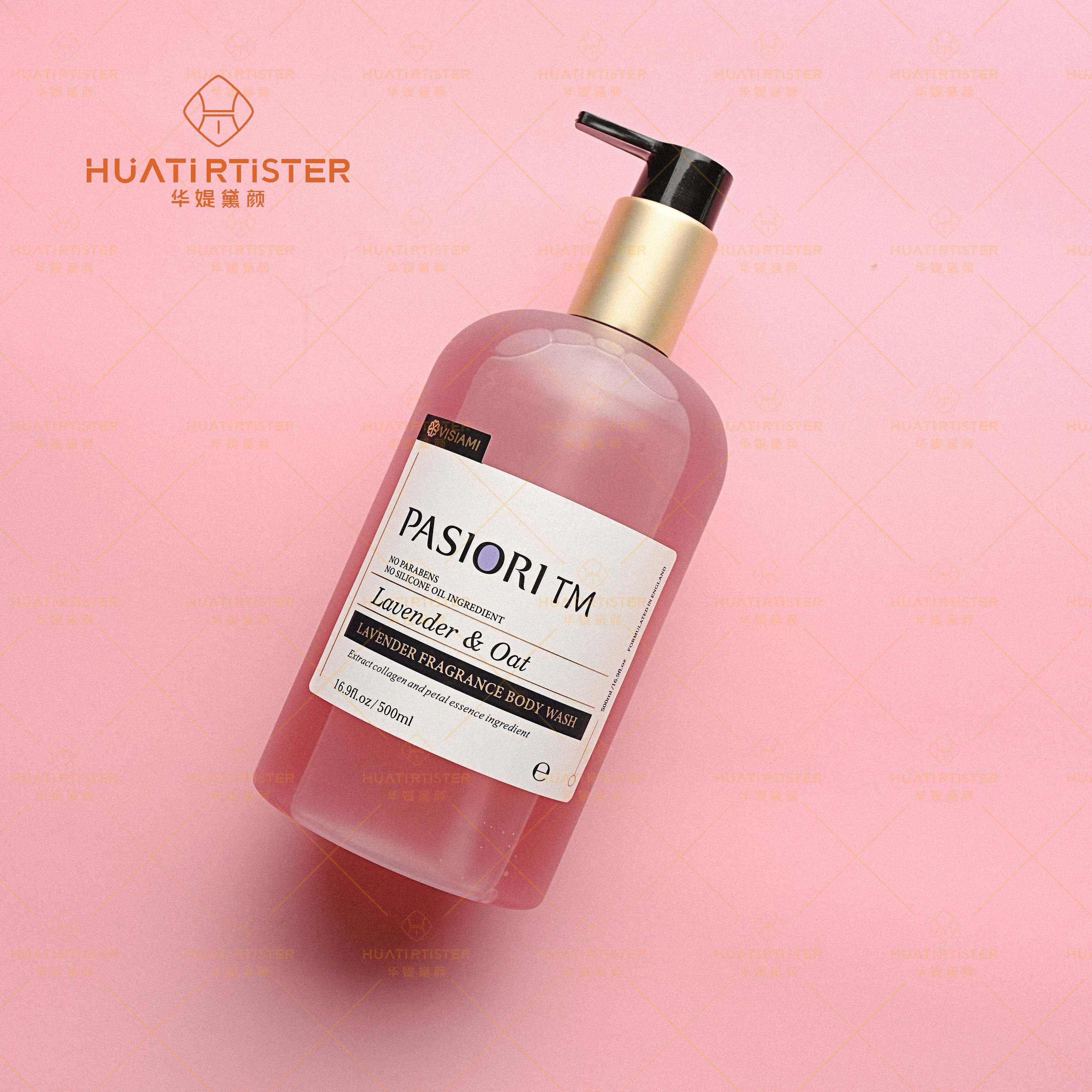 Huati Sifuli RubioAroma Deep Cleaning Perfume Essential oil Body Wash Lightening Skin Whitening Private Label Shower Gel