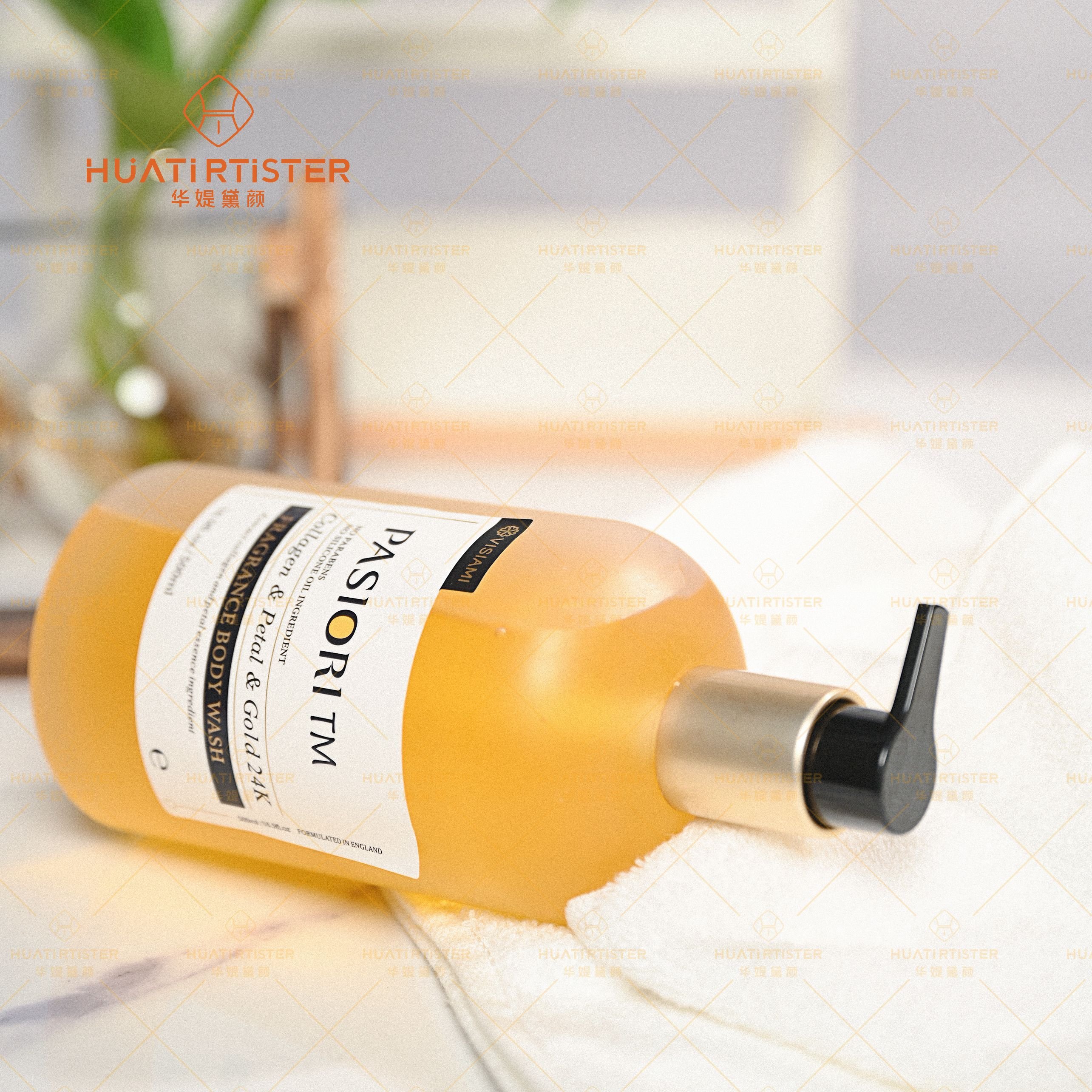 Huati Sifuli RubioAroma Deep Cleaning Perfume Essential oil Body Wash Lightening Skin Whitening Private Label Shower Gel