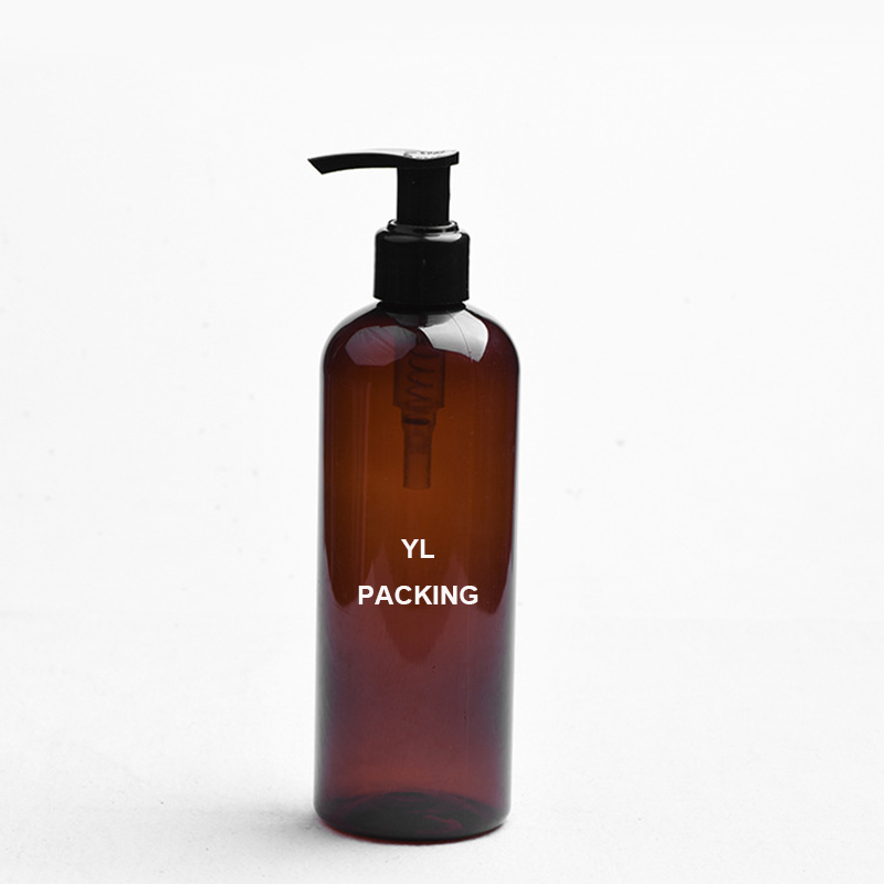 In Stock 300ml Empty Luxury Hair Shampoo Conditioner Bottles Packaging White Black Transparent Green Amber Grey Plastic Bottle