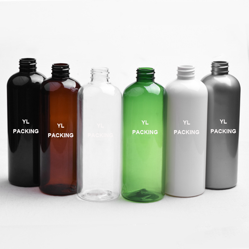 In Stock 300ml Empty Luxury Hair Shampoo Conditioner Bottles Packaging White Black Transparent Green Amber Grey Plastic Bottle