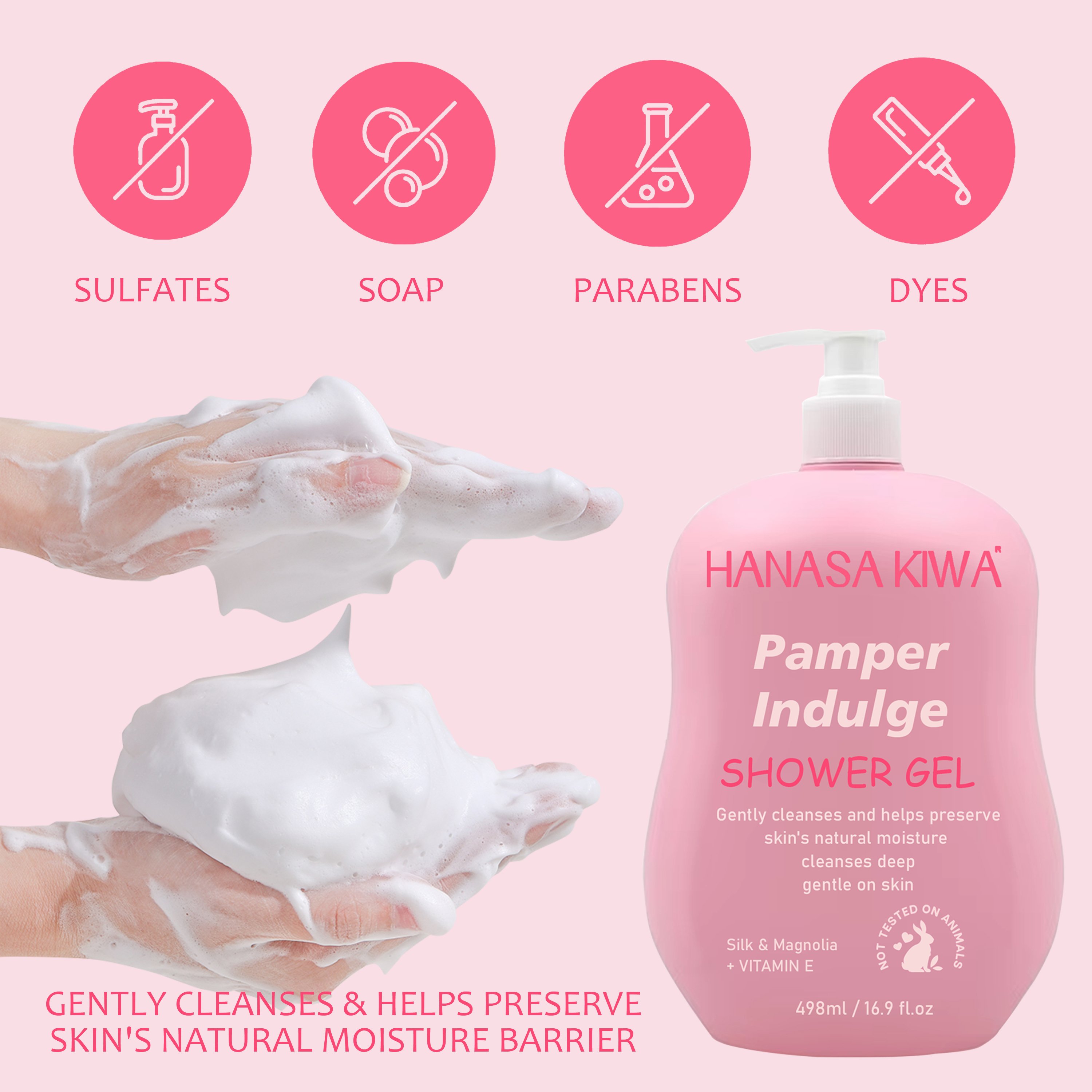 Daily Moisturizing Body Wash For Dry Skin with Soothing Oat