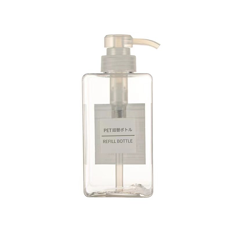 High Quality 100 150 250 280 450 600ML PETG Lotion Pump Bottle Shower Gel Facial Cleanser Hand Wash