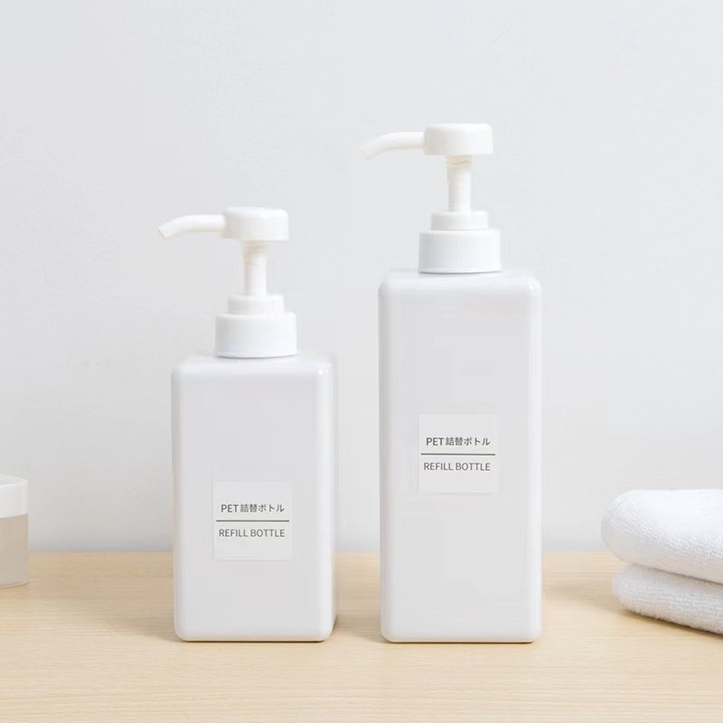 High Quality 100 150 250 280 450 600ML PETG Lotion Pump Bottle Shower Gel Facial Cleanser Hand Wash