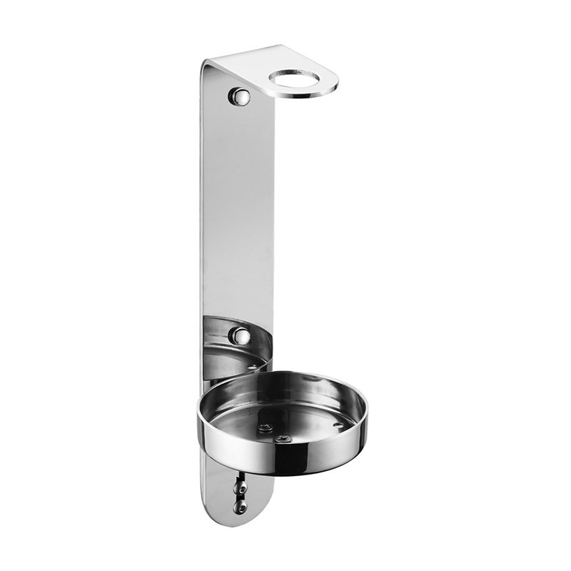 Stainless Steel Shower Gel Bottle Rack Hook Wall Mounted Shampoo Holder Liquid Soap Shower Dispenser Holder