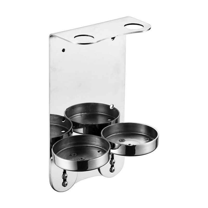 Stainless Steel Shower Gel Bottle Rack Hook Wall Mounted Shampoo Holder Liquid Soap Shower Dispenser Holder