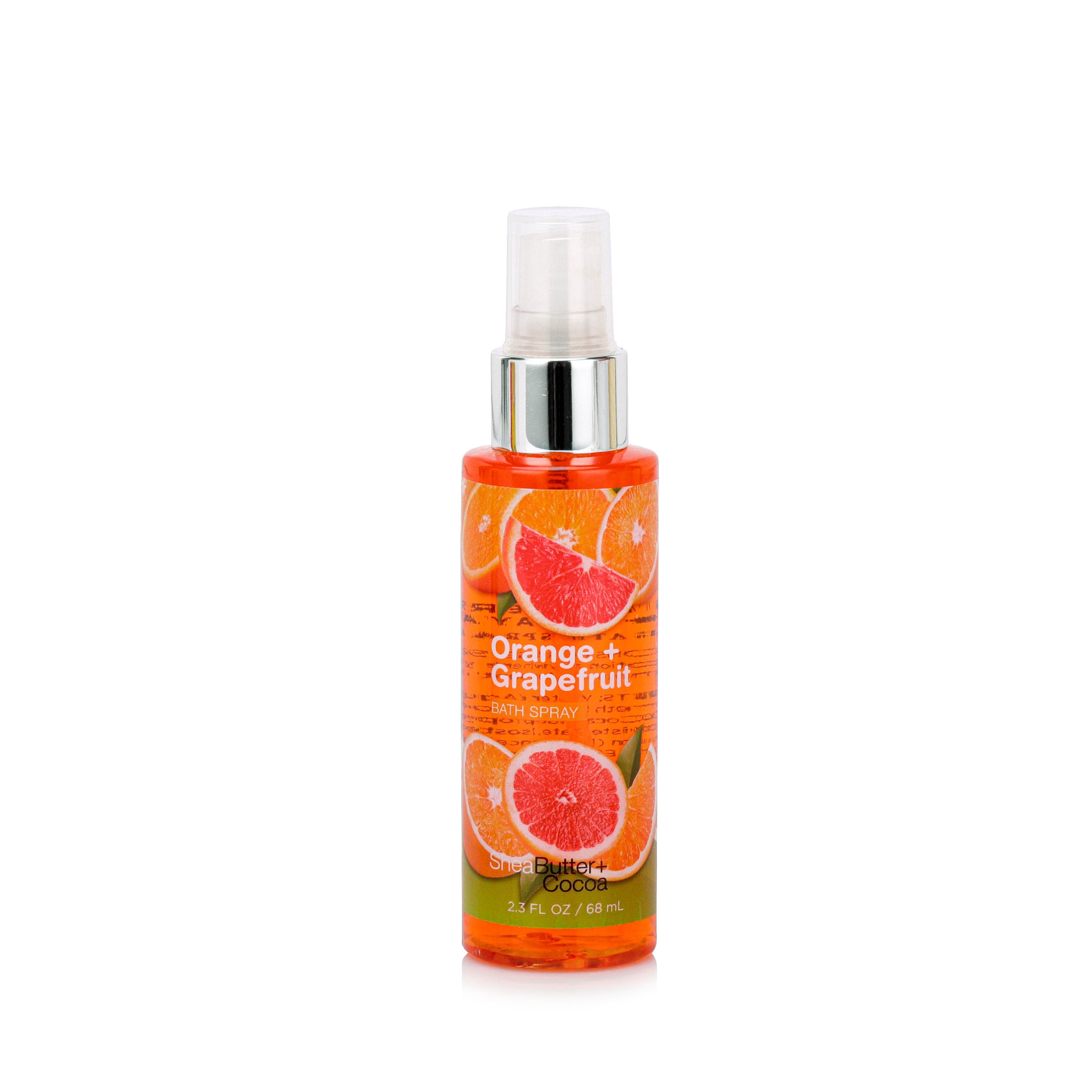 Body care product women 3*68ml body mist bath gift set with transparent PVC bag