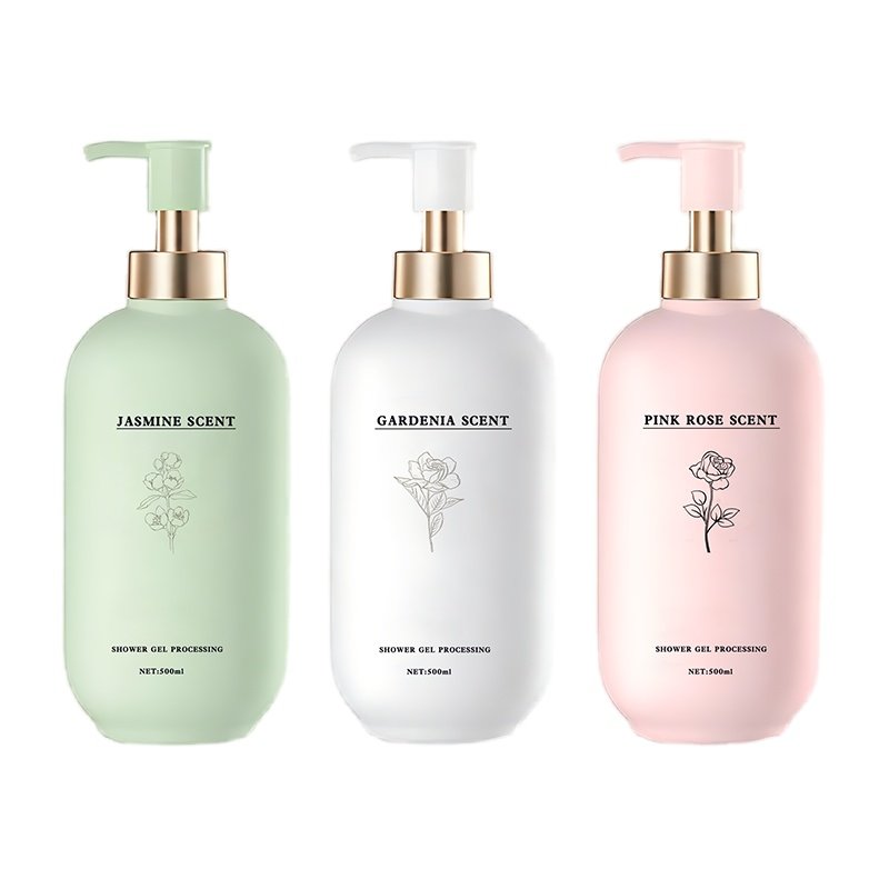 Herbal floral shower gel OEM long-lasting fragrance deep cleansing shower gel strength factory customization