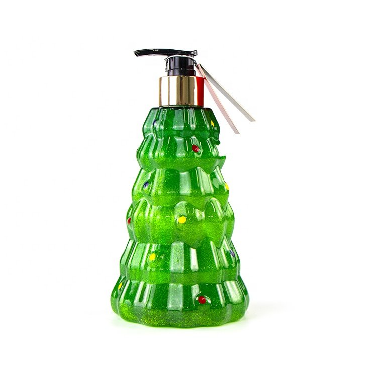 Luxury Christmas bodywash private label organic natural whitening body wash shower gel