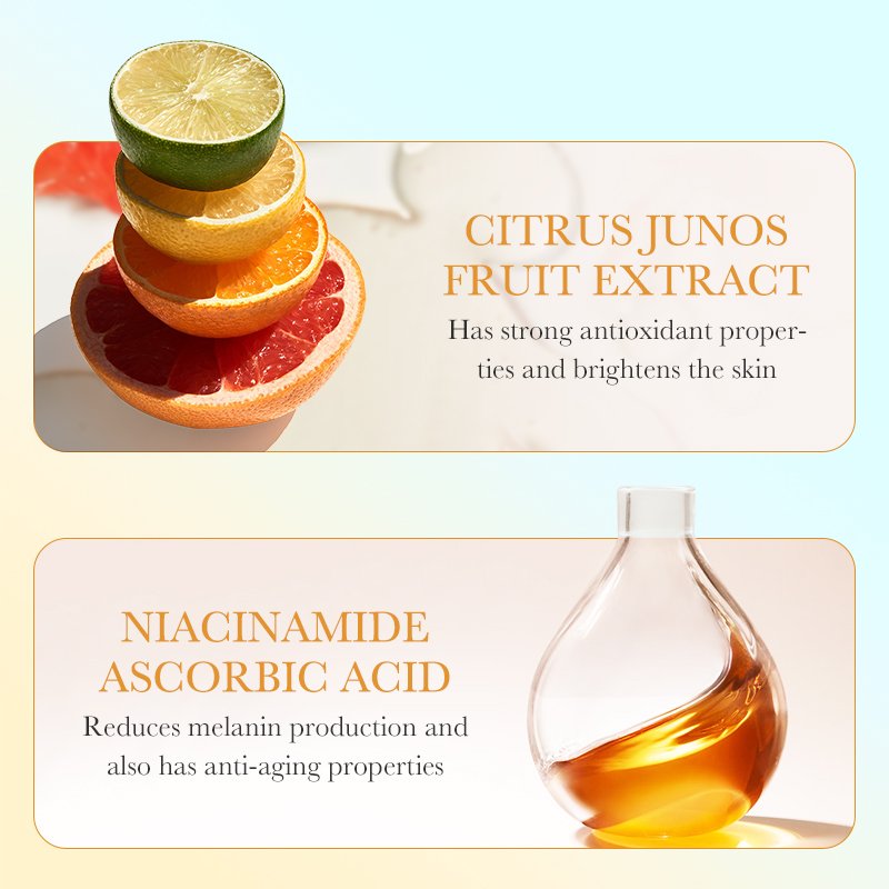 SADOER Liquid Body Wash Nicotinamide Vitamin C and Caffeine Hydrating Nourishing Exfoliating Shower Gel for Skin Care Whitening