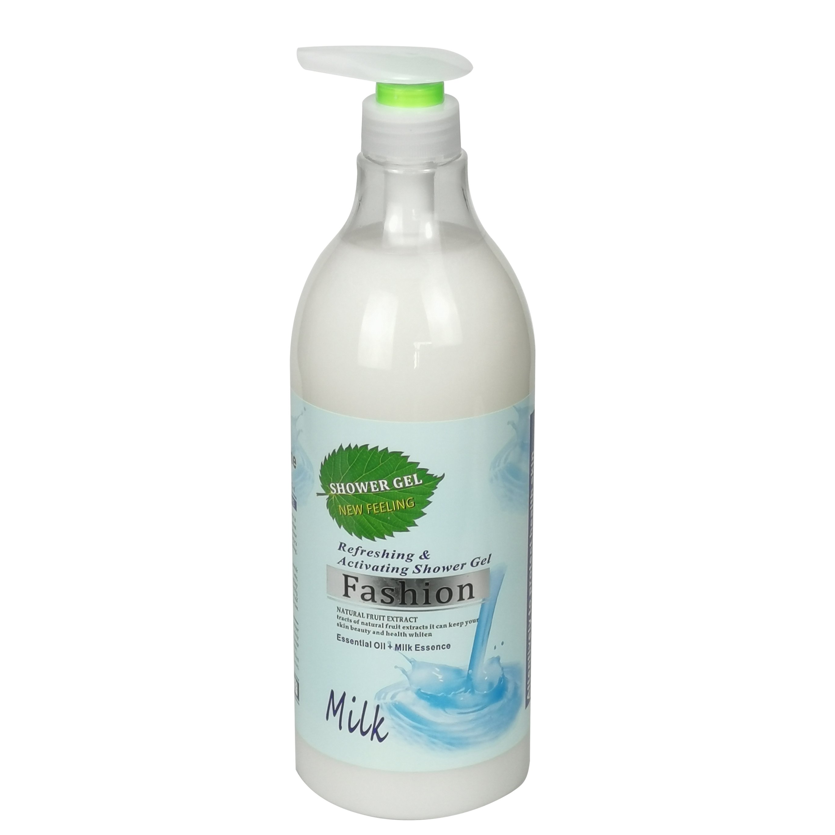 2021 hot 1300ML Milk papaya rose lemon aloe olive fruit shower gel for body wash