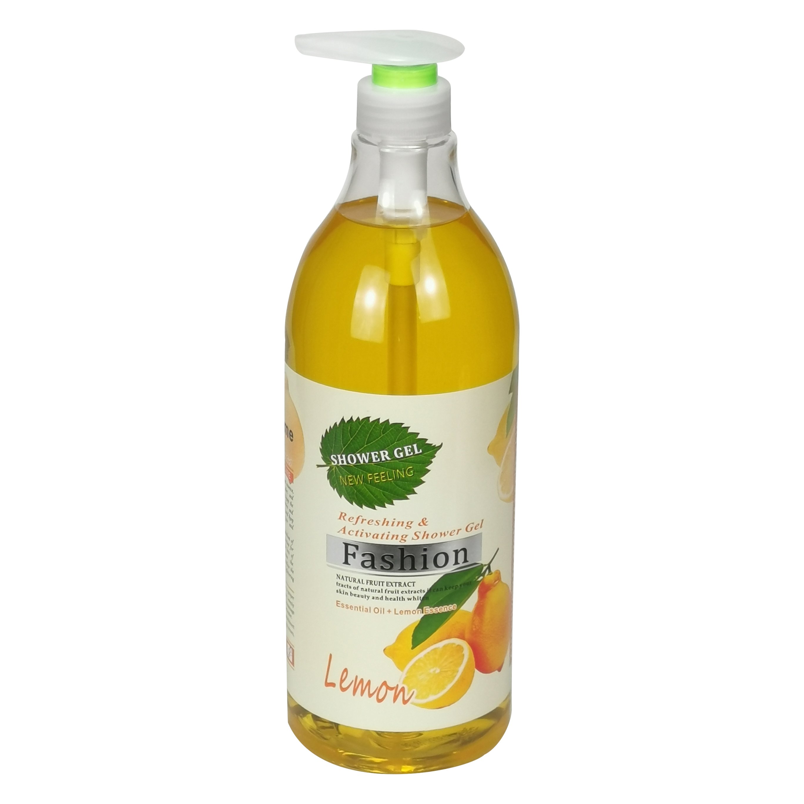 2021 hot 1300ML Milk papaya rose lemon aloe olive fruit shower gel for body wash