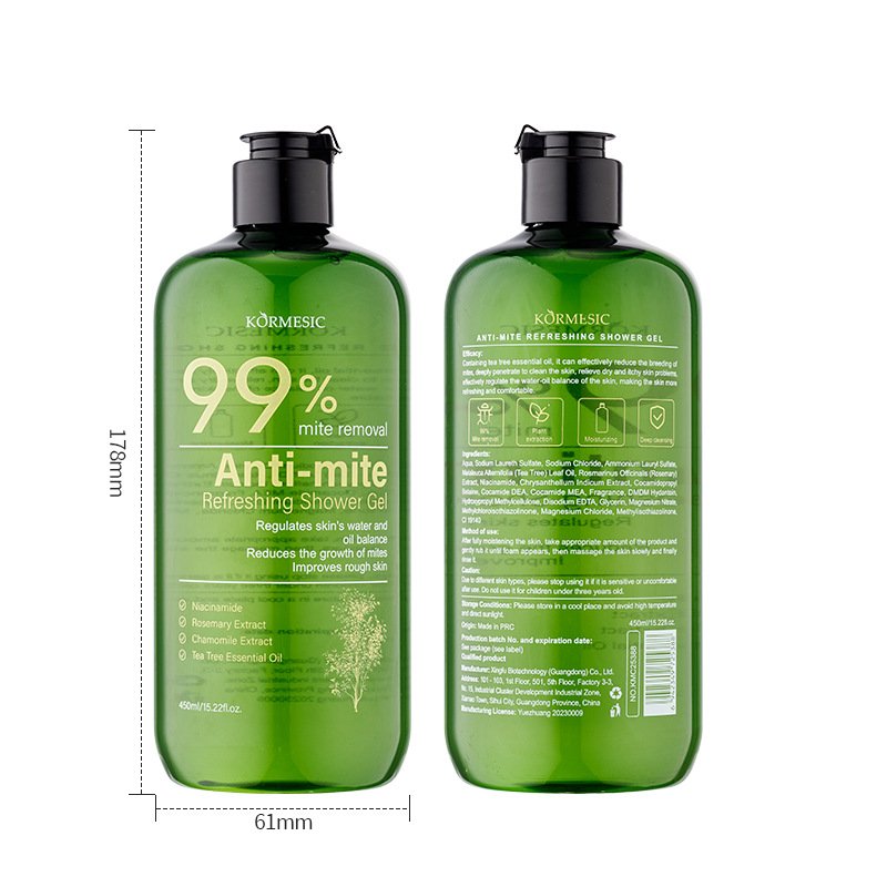 OEM ODM private label KORMESIC Private Label Refresh Fruit Skin Hydrating Body Wash Exfoliating Lightening Whitening Shower Gel