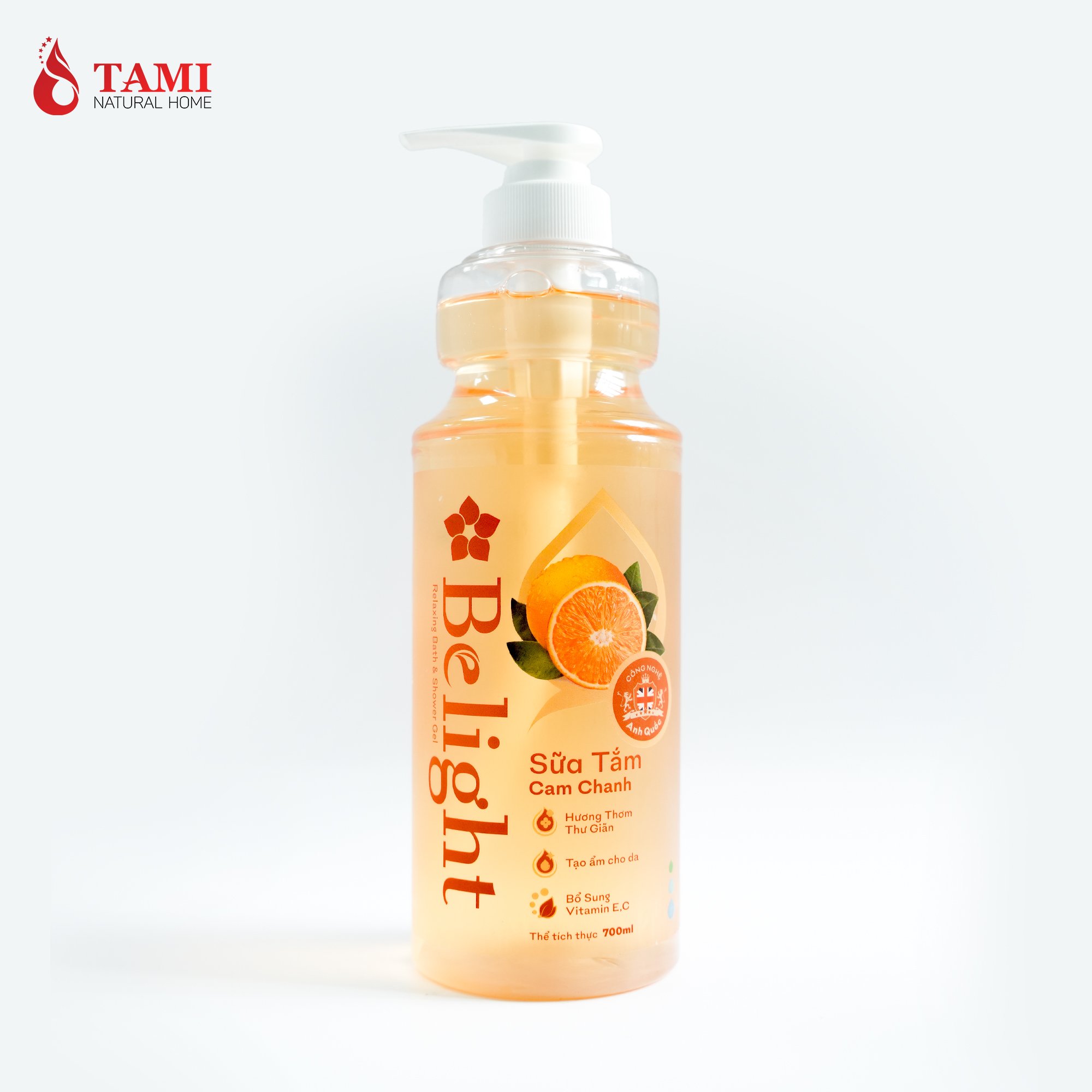 Bath Supplies Moisturizing Shower Gels Premium Liquid Form Belight - Orange & Lemon Shower Gel Regular Sizes 750g / 400g