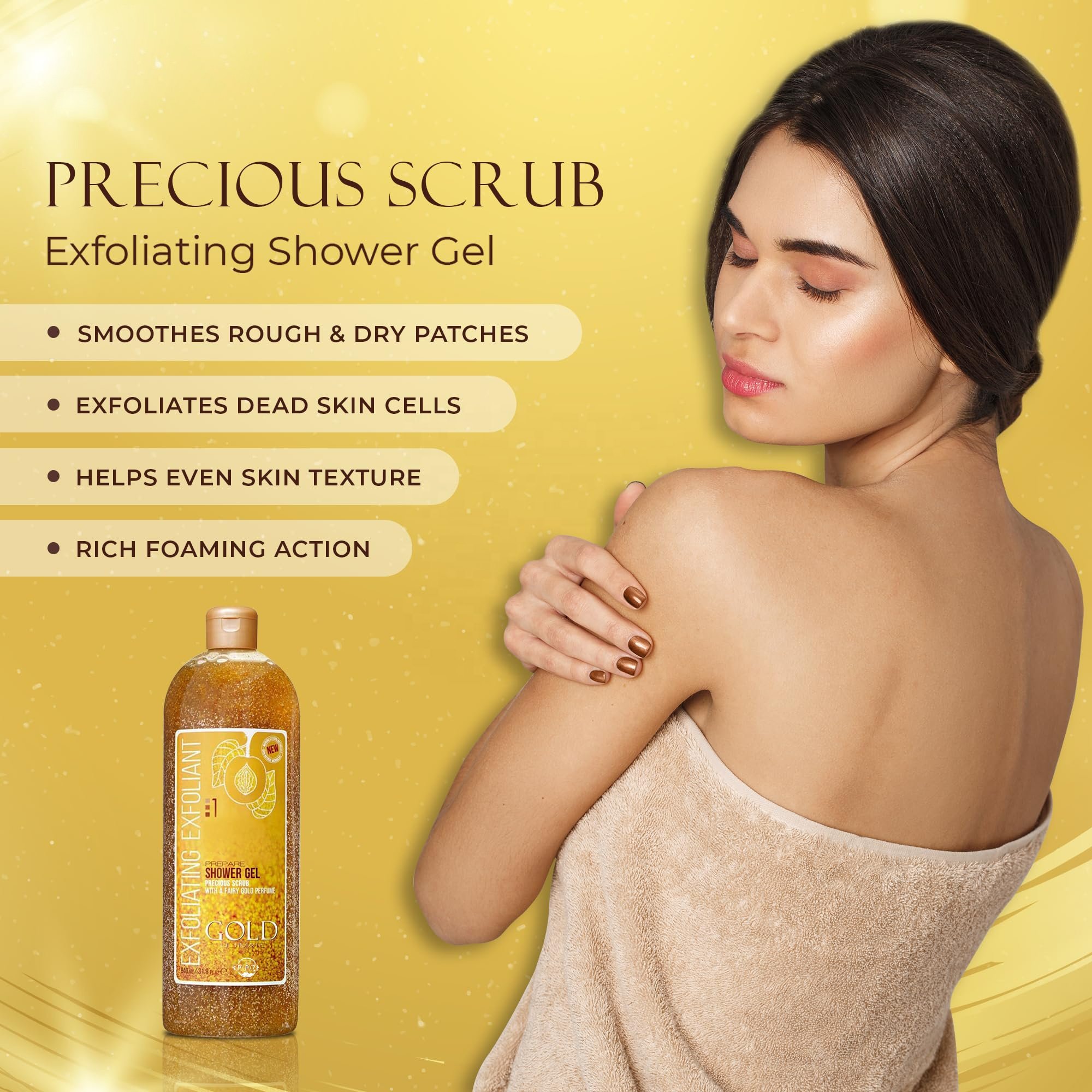 OEM Body wash wholesale price organic exfoliating exfoliant shower gel gold perfume body wash scrub