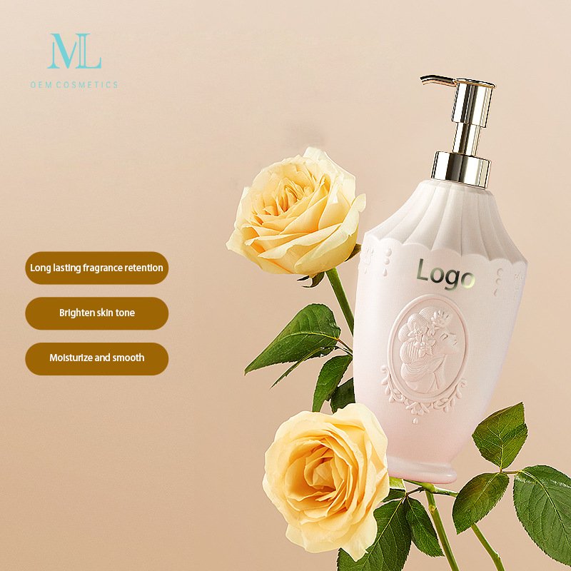 Private label MLXL OEM ODM cosmetic perfume bath milk nicotinamide fragrance body wash bath spa for body care.